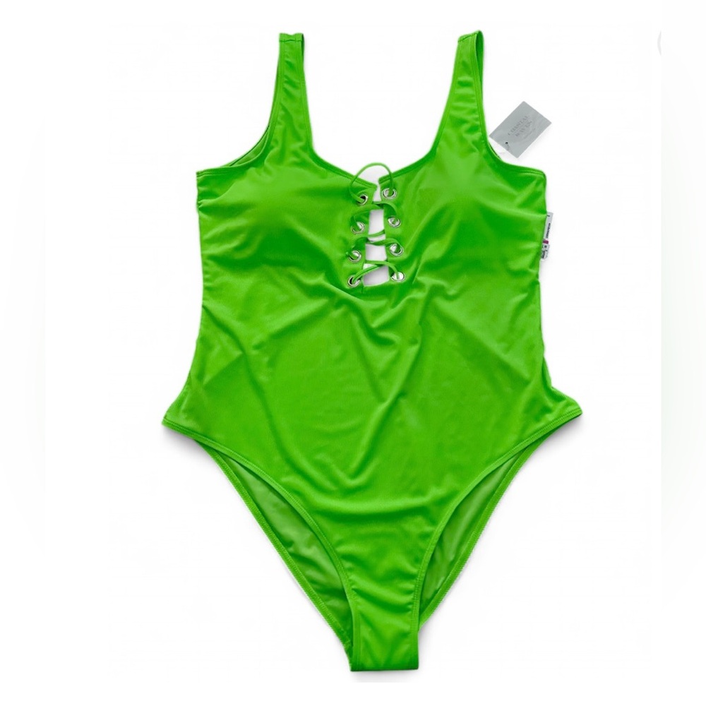 Neon Green One Piece Swimsuit